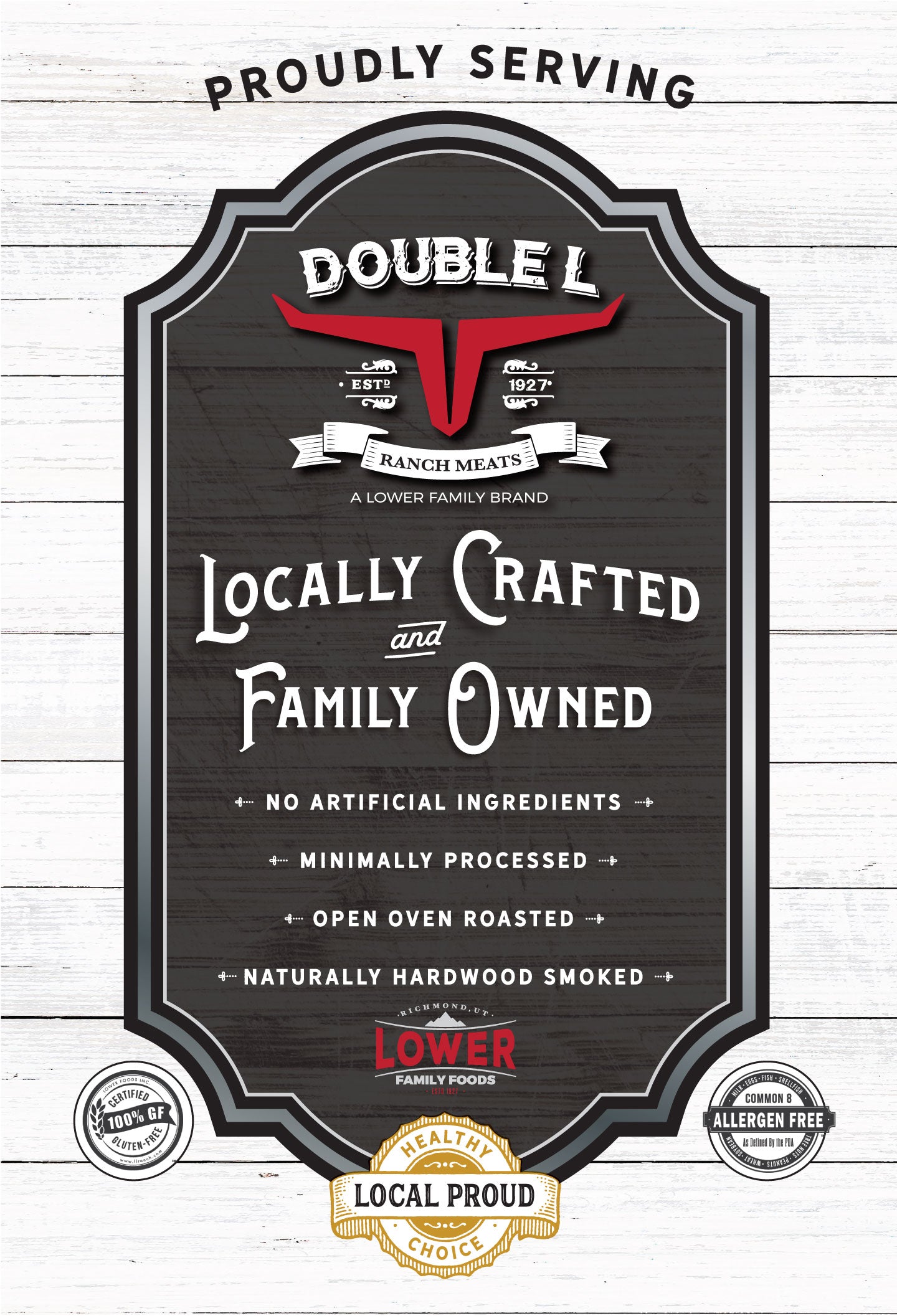 20x30 Locally Crafted Sign