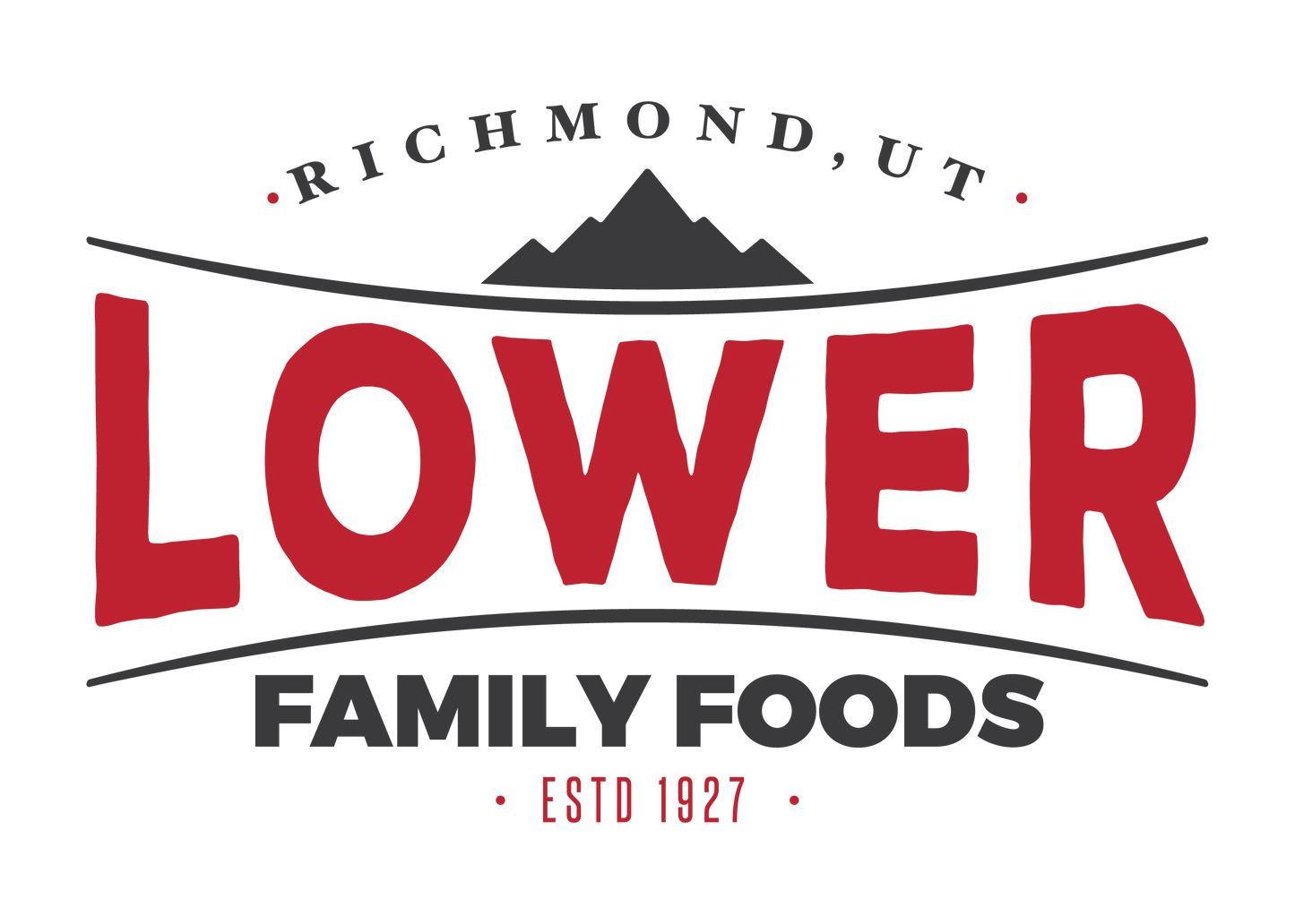 Lower Foods Logo Window Cling